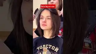 💇Bob layered hair cut 💫 my shor hair cut 🥴#LayeredBob#ShortHairCut#ShortHairLove#NewHairLook#
