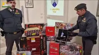 Bari, sequestrati fuochi d’artificio illegali