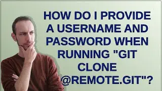 How do I provide a username and password when running 