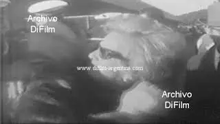 Turistas argentinos viajan en el barco Theodor Herzl con destino a Israel 1967