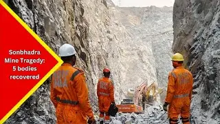 Rescue operations underway to save trapped people as mine collapses in Sonbhadra, 5 bodies recovered