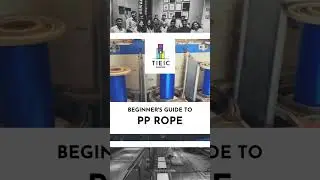 Beginners Guide to PP Rope video is now live on #youtube #pprope #plasticrope #marinerope #tieic
