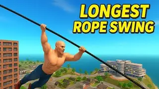 Longest Rope Swing Ever in Rope Hero Vice Town! 😱🔥