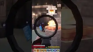 Первый раунд за снайпера. Gun Game #gungame #minecraft #майнкрафт
