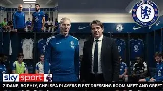 ZINEDINE ZIDANE STUNS CHELSEA DRESSING ROOM IN FIRST MEET WITH PLAYERS  AHEAD OF FA CUP CLASH!