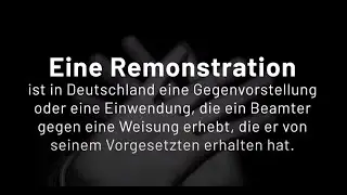 Remonstration