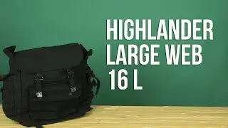 Распаковка Highlander Large Web Backpack 16 Black 924183