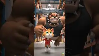 Crazy Cat Escape! 🐱💥 | Funny Silent Cartoon Short