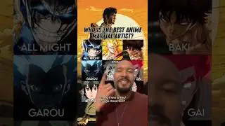 Who&rsquo;s the best martial artist? #anime #manga #ranked #naruto #dragonball #mha #opm #jjk #shorts