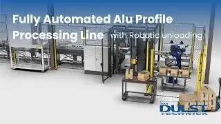 High volume automated production Line for ALU extrusion profiles