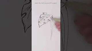 Watch this LEAF come to LIFE on paper! #drawing
