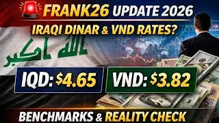 🚨 FRANK26 Update 2026 📊 Iraqi Dinar Rate Claims, Benchmarks, and Reality