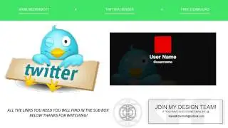Twitter Header Template! (Download)