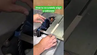 Как точно выровнять циркулярную пилу #инструментыдлядеревообработки #сделайсам #инструменты