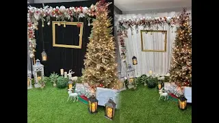 Christmas Photo Booth idea at home