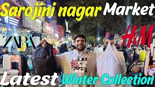 Sarojini Nagar Market Delhi 2022 | Latest Winter Collection | Varsity Jacket, Hoodie, Sweatshirt 🔥