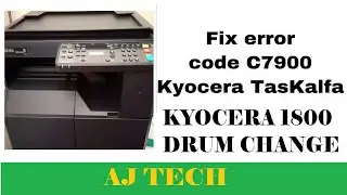Kyocera 1800/1801/2200/2201 ERROR C7900 Drum Unit ko kaise nikale aur clean kaise kare