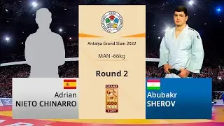 Адриан НИЕТО ЧИНАРРО &ndash; Абубакр ШЕРОВ, Round 2, -66kg, Antalya Grand Slam 2022