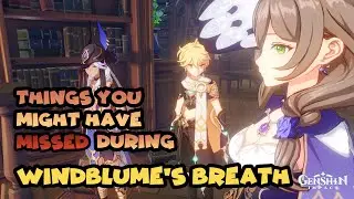 Things you might have missed during Windblume's Breath