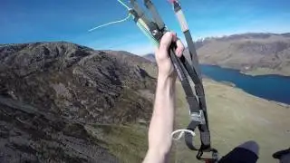 Speedflying in the Lake District 2100ft climb High Crag