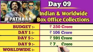Pathaan Box Office Collections Day 9 | Pathan Box Office Worldwide Collection