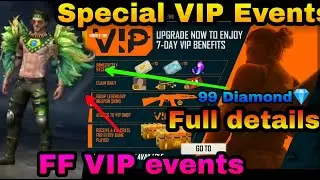 Freefire VIP events Veralevel  full details in tamil Smart machi gaming