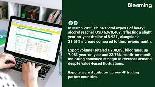 China&rsquo;s Benzyl Alcohol Trade in March 2025: Imports Rebound Sharply, Exports Remain Stable