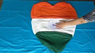 simple independence day theme baby photoshoot ideas at home..15 August theme for baby...#15august