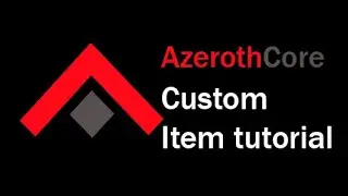 AzerothCore: How to add a new custom item with a custom ID