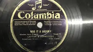 Layton and Johnstone: Was it a dream? (1928).
