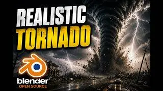 Create realistic Tornado in Blender 2.8 for free | Blender Animation-Tutorial For Beginners