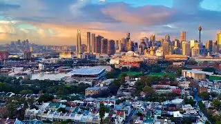 August Update: Sydney Fish Markets Wentworth Park Glebe Ultimo City Australia NSW Drone 4K HD 2025