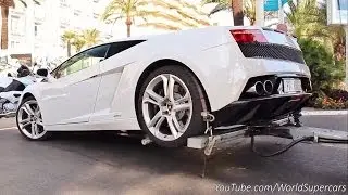 Lamborghini Gallardo Being Badly Towed