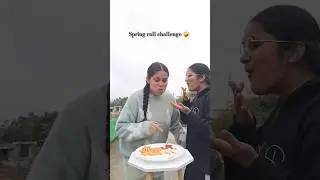 spring roll #sister #food #challenge #foodie #viral #subscribe #funnyvideo #viralvideo #video #like