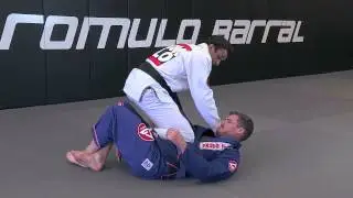 Romulo Barral Teaches Knee Slice Cross Choke From Half Guard