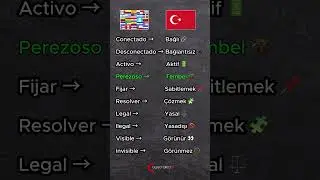 Vocabulario Turco