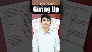 Don't Give Up on Tough Questions Easily in Prelims | UPSC Topper's Smart Solving Strategy