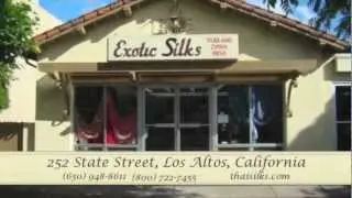 Exotic Thai Silks Fabric Store - Online Silk Store Video