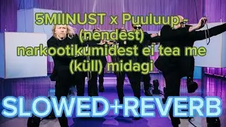 5MIINUST x Puuluup - (nendest)narkootikumidest ei tea me (küll) midagi ( slowed & reverb)