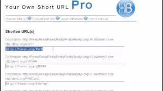 Short Url Generator - Your Own Url  On Your Own Domain