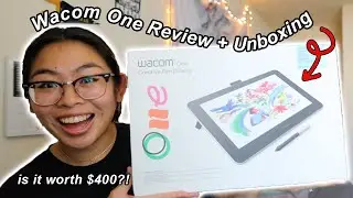 WACOM ONE Tablet Unboxing + Demo
