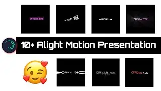 Text Presentation For Alight Motion | Alight-motion | Alight Motion Hindi | official YDK |