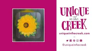 Easy DIY Deco Mesh Sunflower Wreath on UITC Large Board