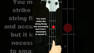 🔻Slap Bass Guitar Exercise for Beginners 🔥Controlling String Hit 👍🏽