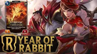 Welcoming the Year of the Rabbit with Caitlyn & Garen Deck - Legends of Runeterra World Ender