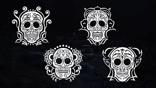 Calavera Glyph Pack Showcase (Warframe)