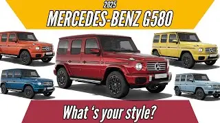 Mercedes-Benz G580 Color Options 2025 | Electric G-Class with EQ Technology | AUTOBICS