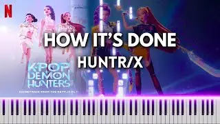 How It's Done by HUNTR/X - KPop Demon Hunters Piano Cover (FREE MIDI)