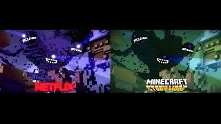 Minecraft: Story Mode | Episode 2 | Boomtown Full scene // Netflix & Original Comparison | 4K