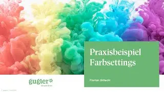 Praxisbeispiel unterschiedliche Farbsettings